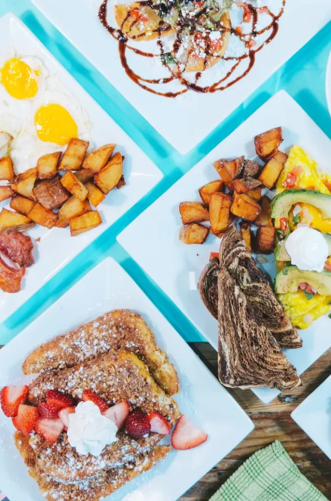 Weekend Brunch dishes available at Drift On Grand restaurant in Grove, OK