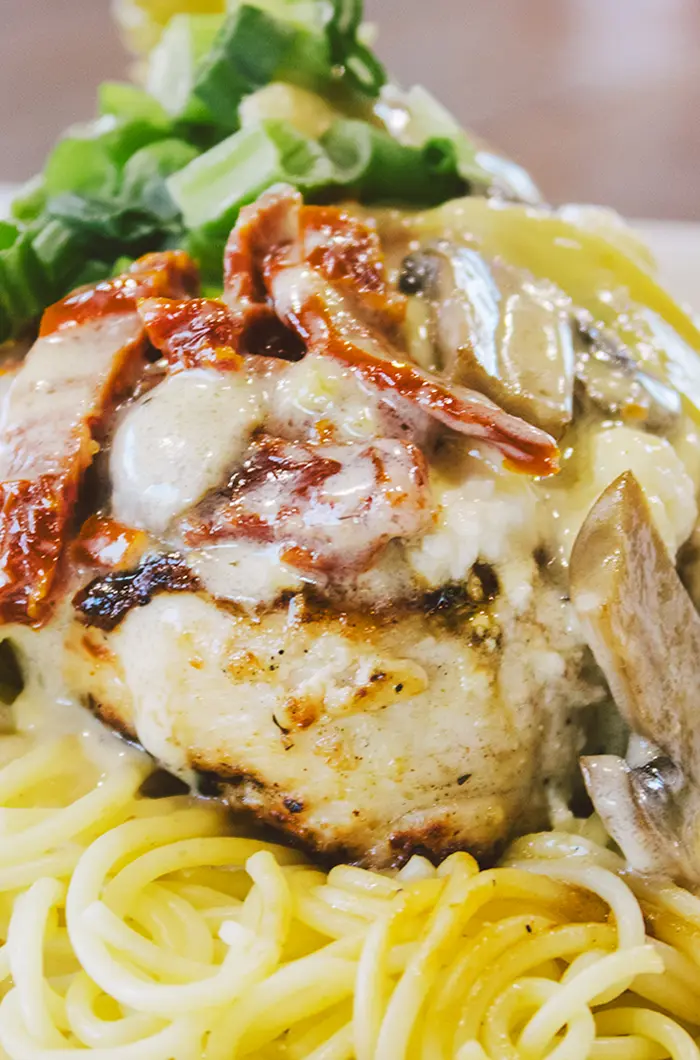 Chicken Portafino entree available at Drift On Grand restaurant in Grove, OK