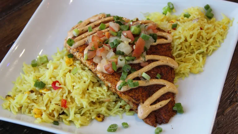 Creole Redfish Entree at Drift On Grand in Grove, OK