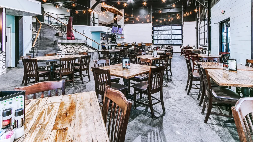 Downstairs view from Drift On Grand Restaurant in Grove, OK